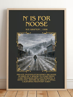 N' Is for Noose Minimalist Book Poster by Sue Grafton – image 2