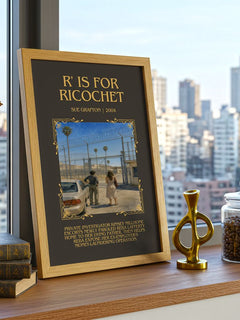 R' Is for Ricochet Minimalist Book Poster by Sue Grafton – image 3