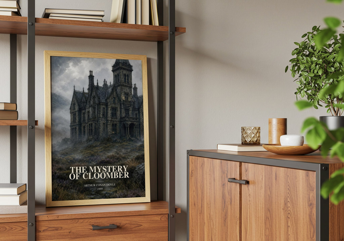 The Mystery Of Cloomber book watercolour illustration paper finish options – matte satin gloss