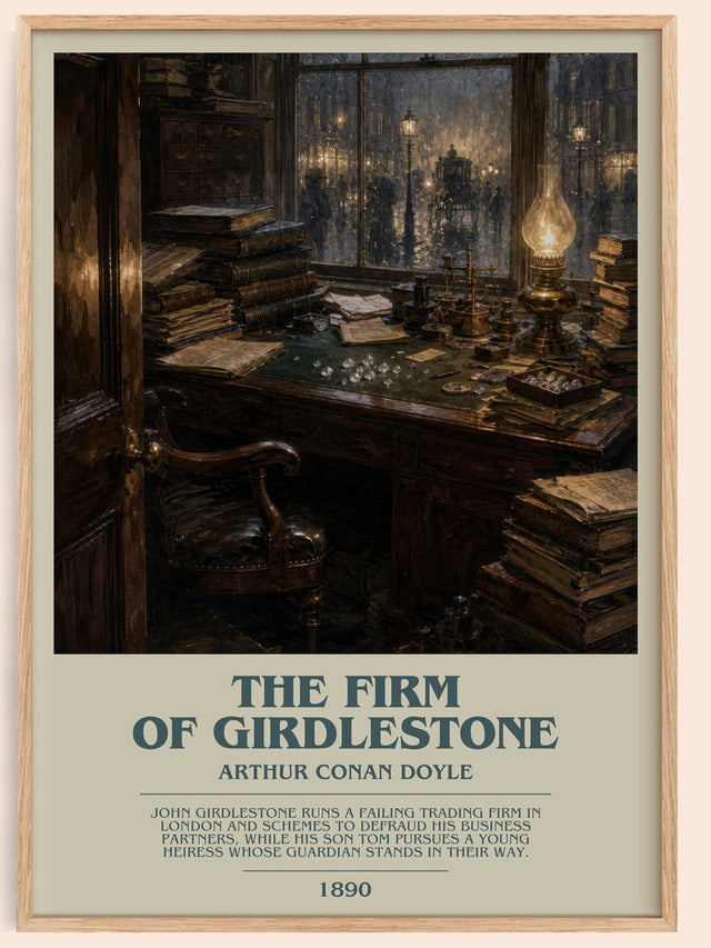 The Firm Of Girdlestone Bookish Wall Art by Arthur Conan Doyle
