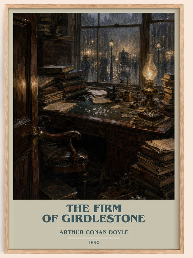 The Firm Of Girdlestone Book Cover Poster by Arthur Conan Doyle