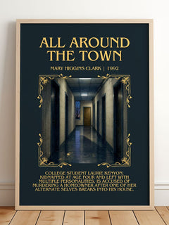 All Around the Town Minimalist Book Poster by Mary Higgins Clark – image 2