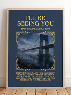 I'll Be Seeing You Minimalist Book Poster by Mary Higgins Clark – image 2
