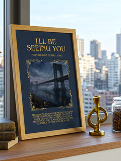 I'll Be Seeing You Minimalist Book Poster by Mary Higgins Clark – image 3