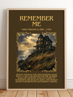 Remember Me Minimalist Book Poster by Mary Higgins Clark – image 2