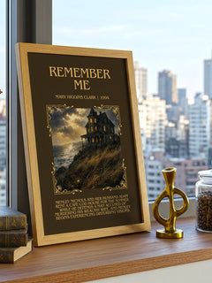 Remember Me Minimalist Book Poster by Mary Higgins Clark – image 3