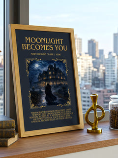 Moonlight Becomes You Minimalist Book Poster by Mary Higgins Clark – image 3
