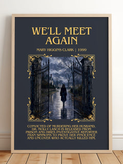 We'll Meet Again Minimalist Book Poster by Mary Higgins Clark – image 2