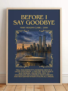 Before I Say Goodbye Minimalist Book Poster by Mary Higgins Clark – image 2