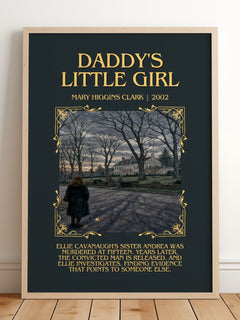 Daddy's Little Girl Minimalist Book Poster by Mary Higgins Clark – image 2