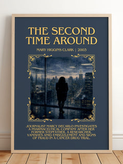 The Second Time Around Minimalist Book Poster by Mary Higgins Clark – image 2