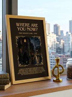 Where Are You Now? Minimalist Book Poster by Mary Higgins Clark – image 3