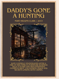 Daddy's Gone A Hunting Minimalist Book Poster by Mary Higgins Clark – image 1
