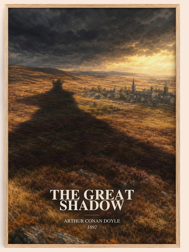 The Great Shadow Book Watercolour Illustration by Arthur Conan Doyle
