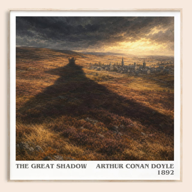 The Great Shadow Literary Art Print by Arthur Conan Doyle