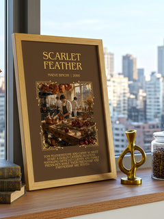 Scarlet Feather Minimalist Book Poster by Maeve Binchy – image 3