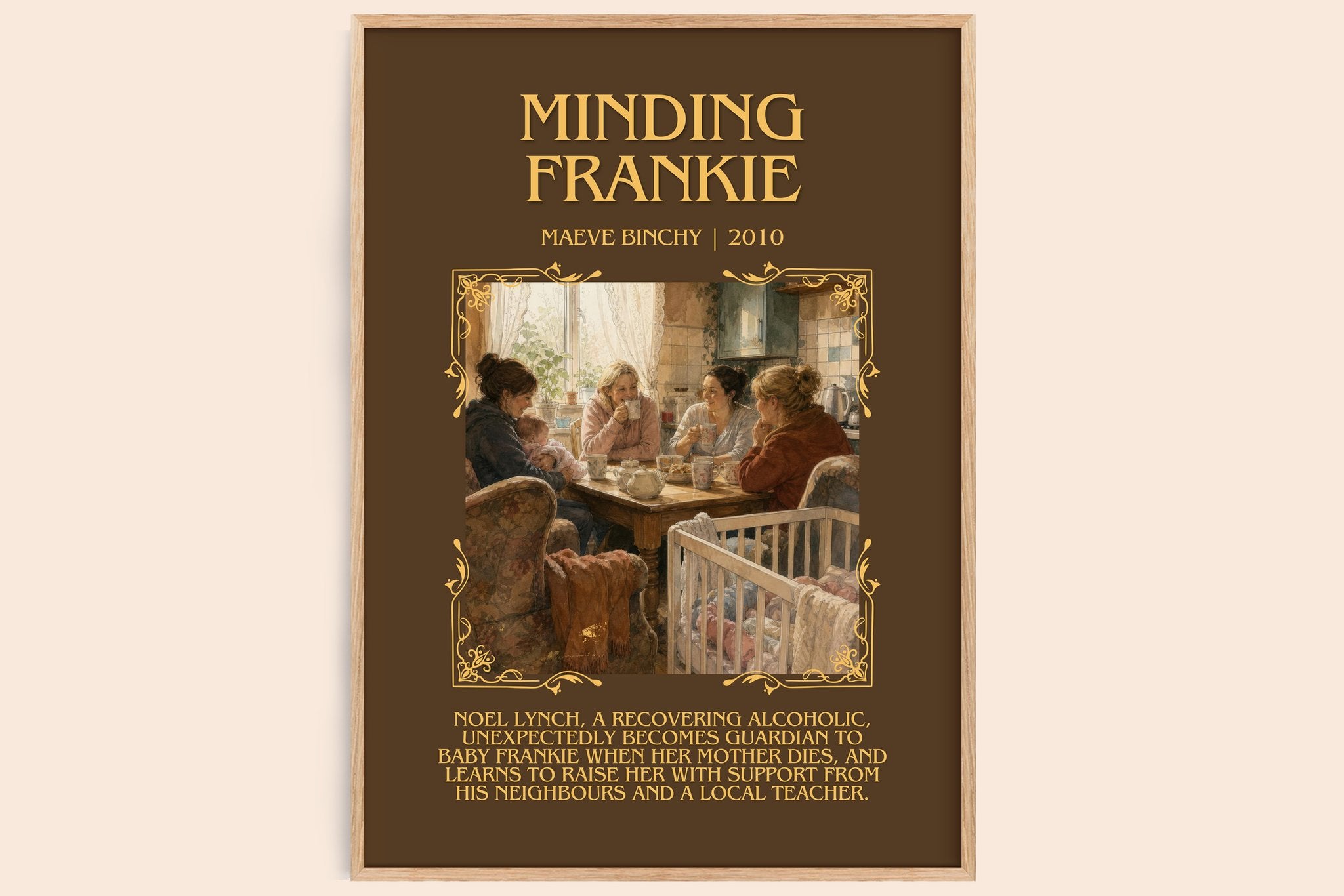 Minding Frankie Minimalist Book Poster by Maeve Binchy