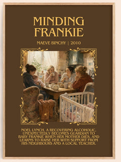 Minding Frankie Minimalist Book Poster by Maeve Binchy – image 1