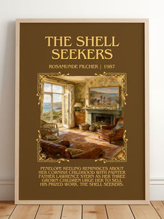 The Shell Seekers Minimalist Book Poster by Rosamunde Pilcher – image 2
