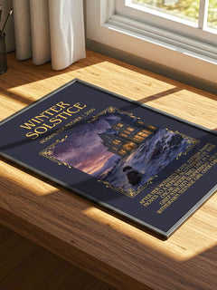Winter Solstice Minimalist Book Poster by Rosamunde Pilcher – image 4