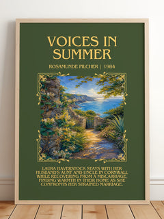 Voices in Summer Minimalist Book Poster by Rosamunde Pilcher – image 2