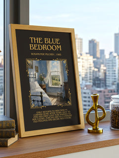 The Blue Bedroom Minimalist Book Poster by Rosamunde Pilcher – image 3