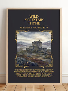 Wild Mountain Thyme Minimalist Book Poster by Rosamunde Pilcher – image 2