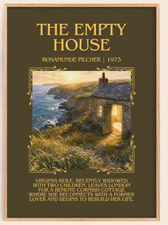 The Empty House Minimalist Book Poster by Rosamunde Pilcher – image 1