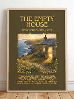 The Empty House Minimalist Book Poster by Rosamunde Pilcher – image 2