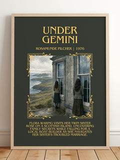 Under Gemini Minimalist Book Poster by Rosamunde Pilcher – image 2