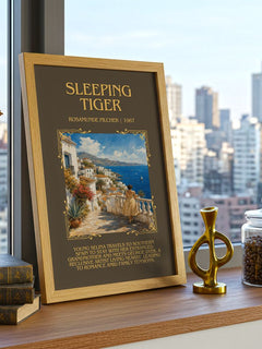 Sleeping Tiger Minimalist Book Poster by Rosamunde Pilcher – image 3