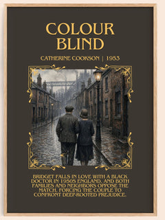Colour Blind Minimalist Book Poster by Catherine Cookson – image 1