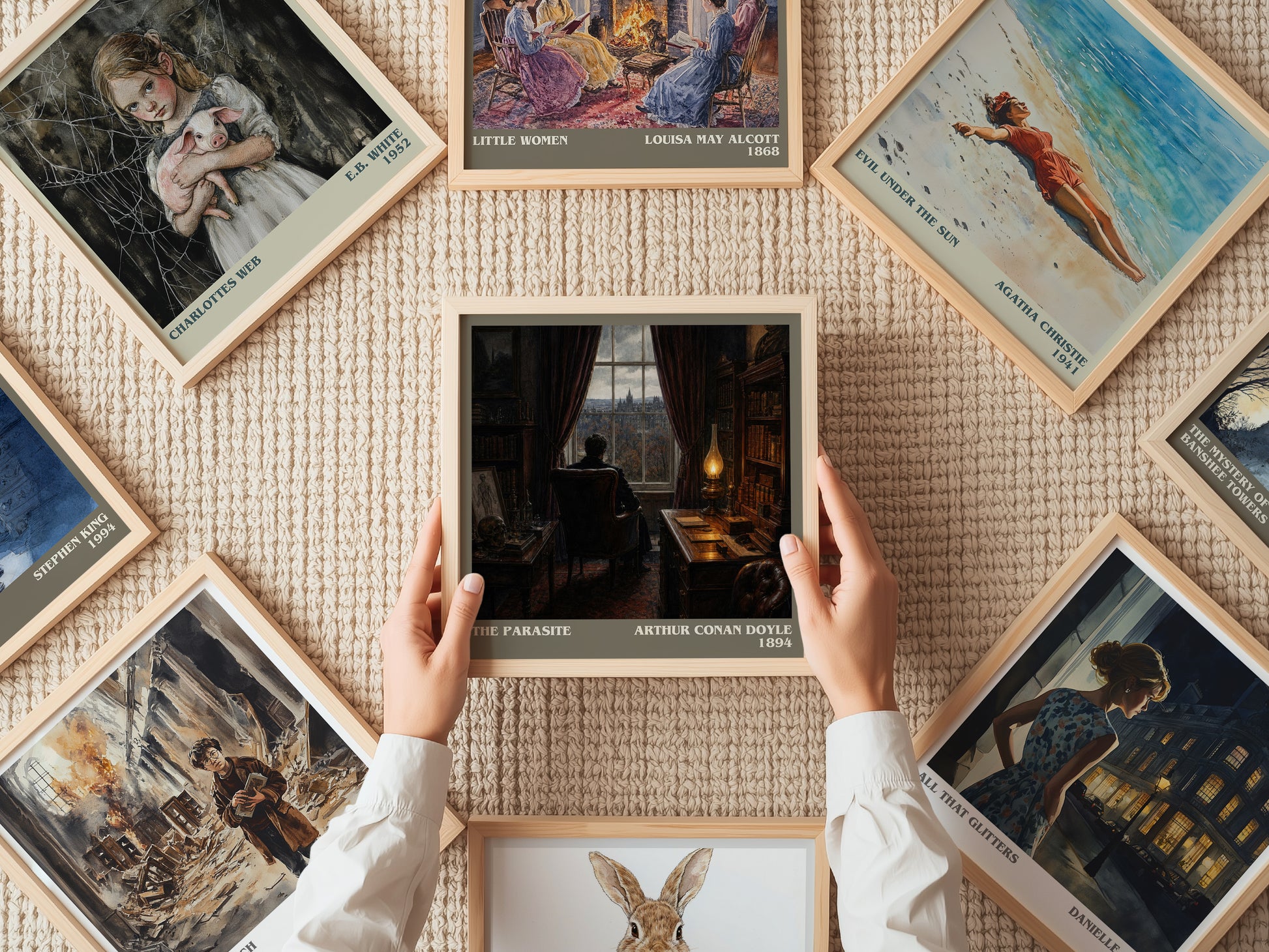 The Parasite literary book poster framed on wall – gothic wall art