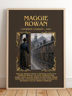 Maggie Rowan Minimalist Book Poster by Catherine Cookson – image 2