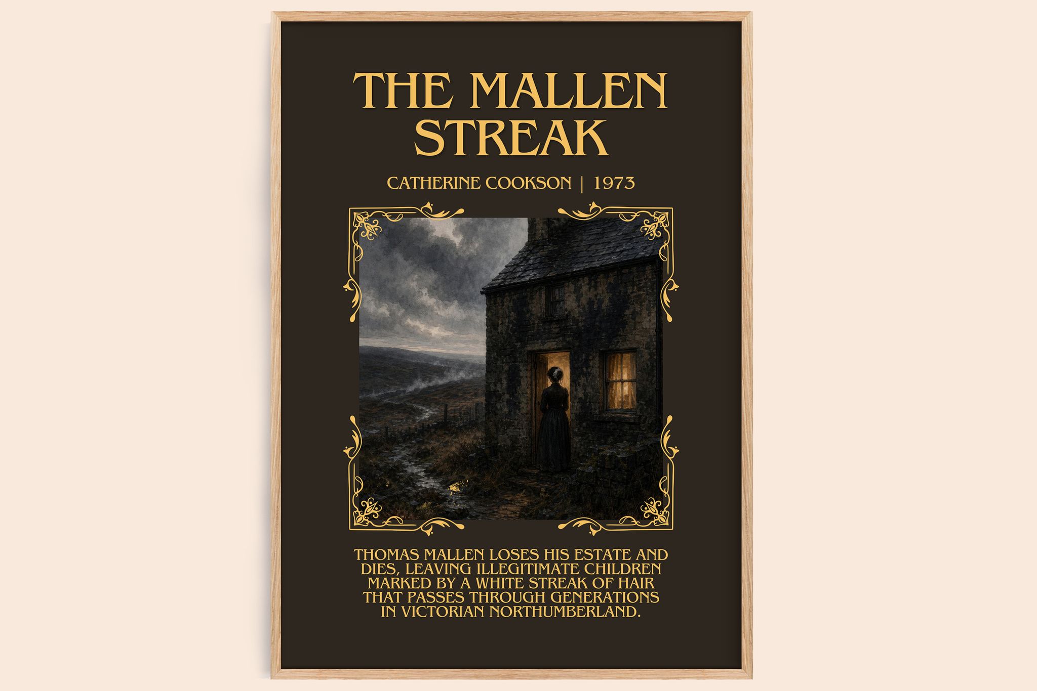 The Mallen Streak Minimalist Book Poster by Catherine Cookson