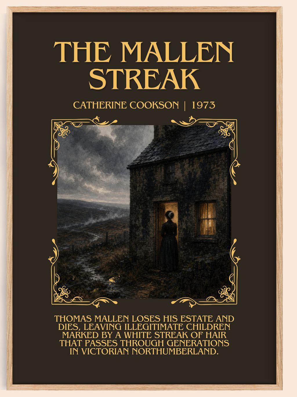 The Mallen Streak Minimalist Book Poster by Catherine Cookson – book poster