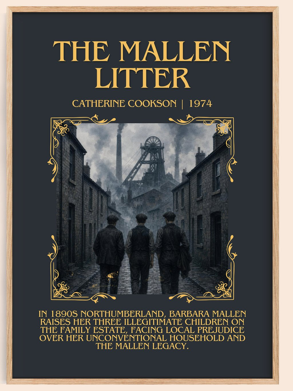 The Mallen Litter Minimalist Book Poster by Catherine Cookson – book poster