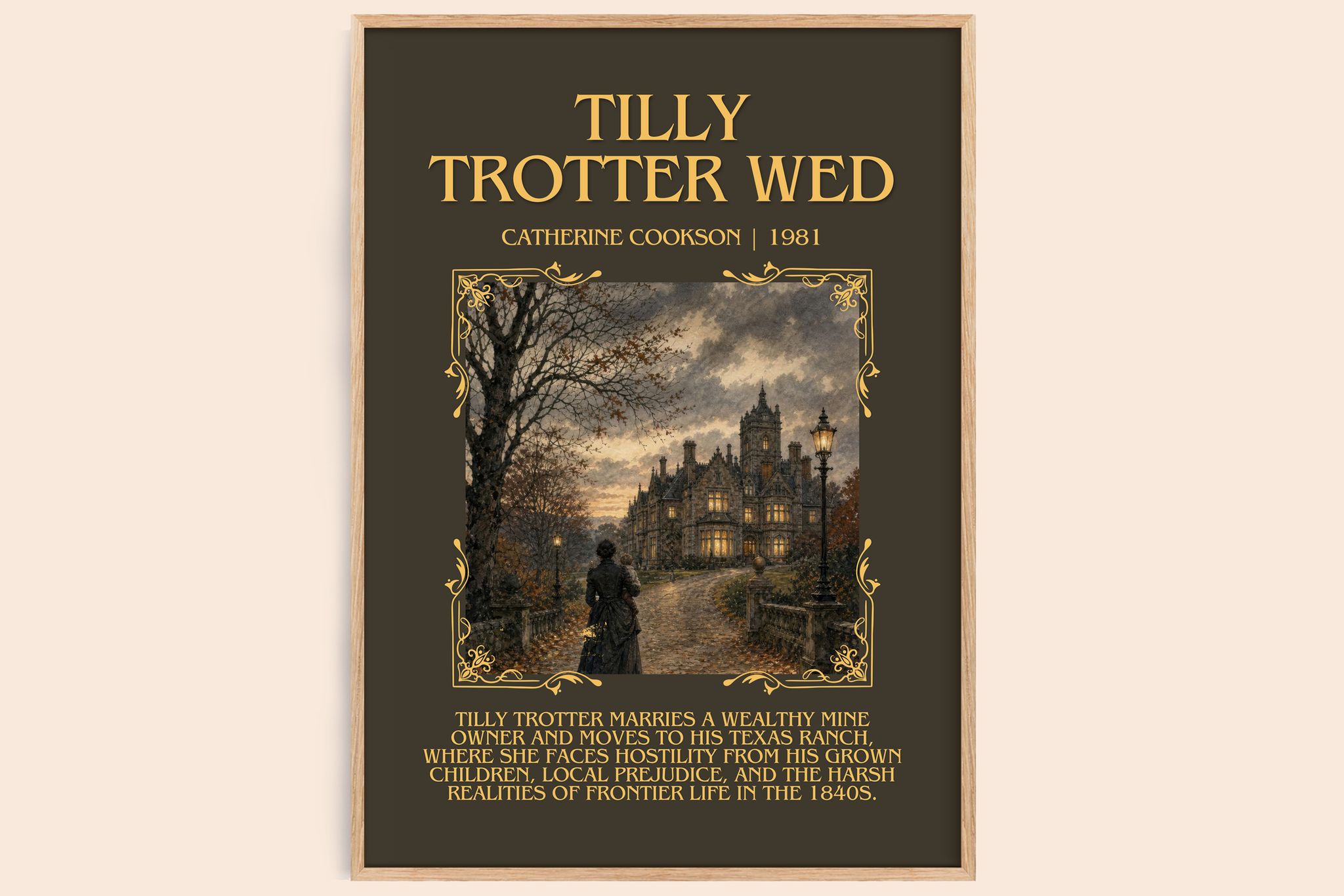 Tilly Trotter Wed Minimalist Book Poster by Catherine Cookson