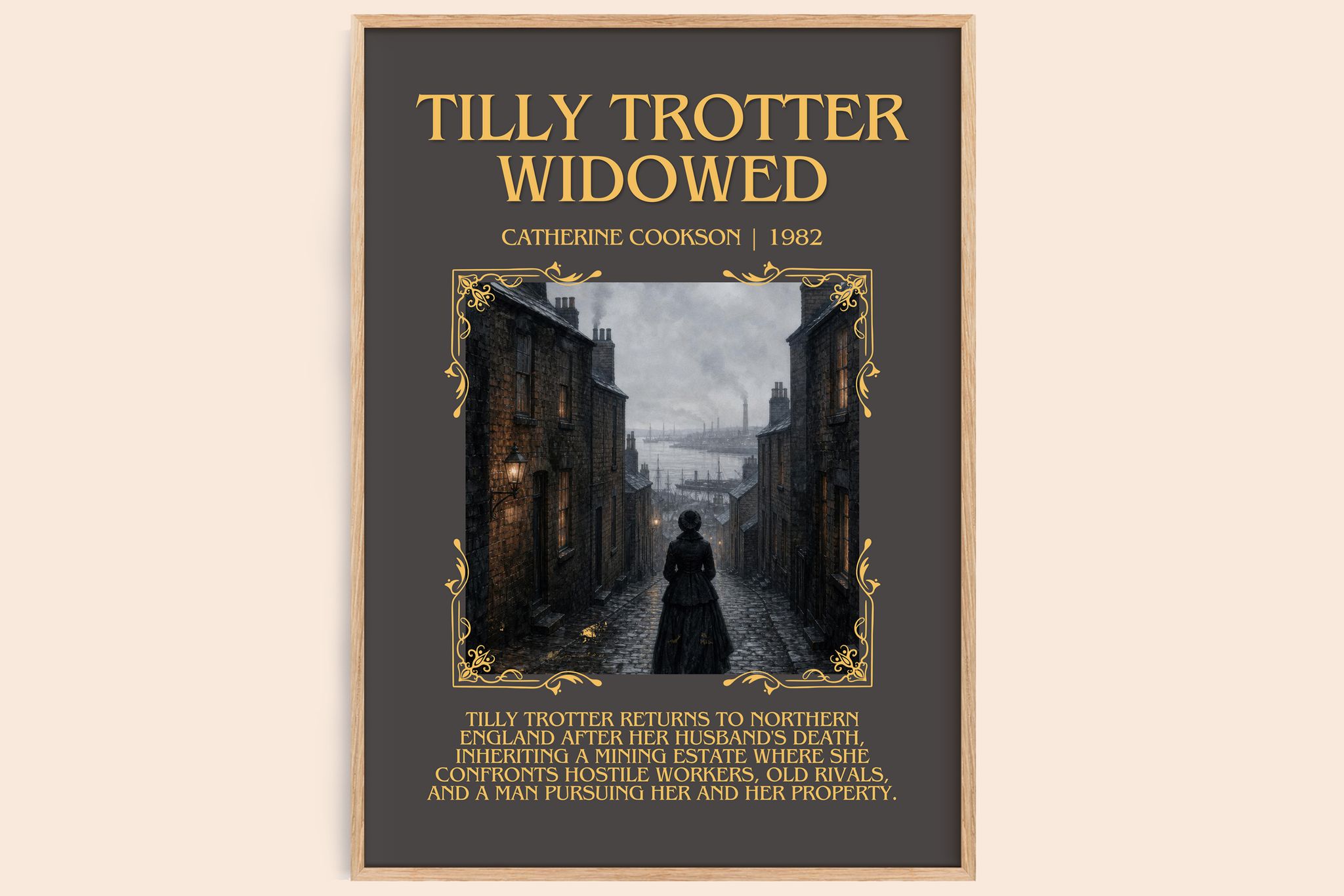 Tilly Trotter Widowed Minimalist Book Poster by Catherine Cookson