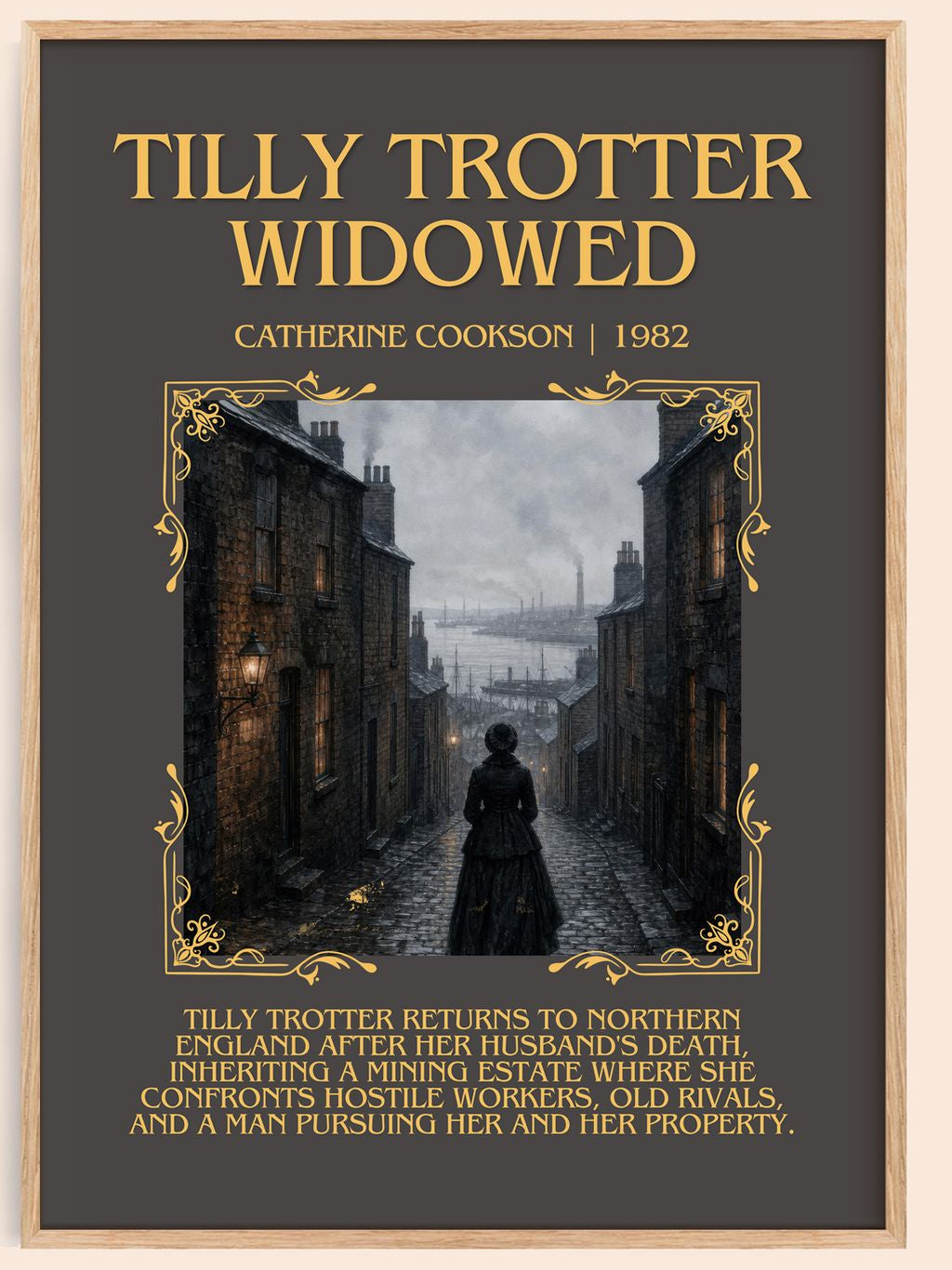 Tilly Trotter Widowed Minimalist Book Poster by Catherine Cookson – book poster