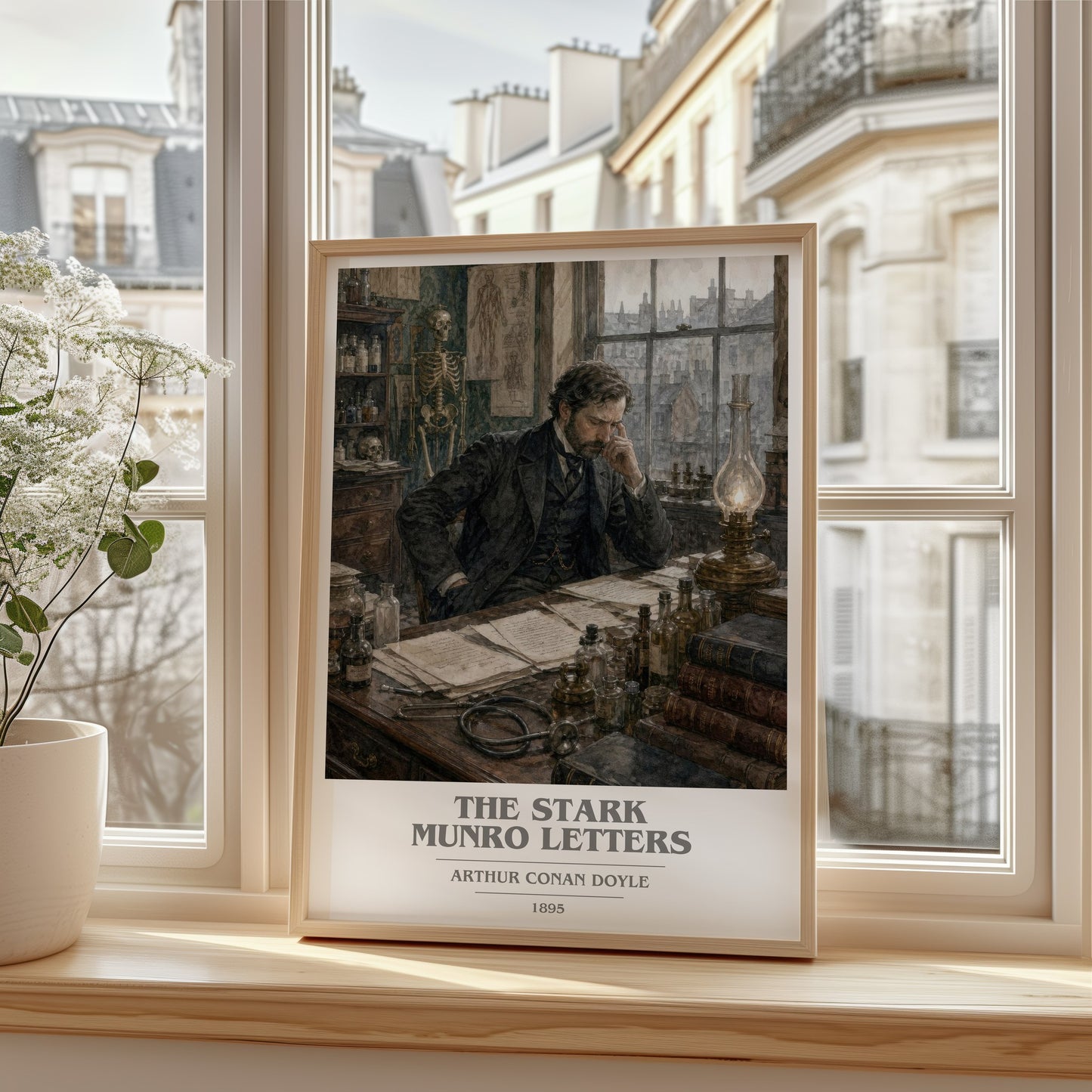 The Stark Munro Letters book cover poster colour and style options – Arthur Conan Doyle book art