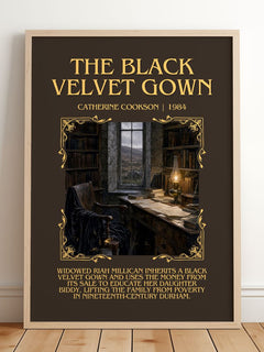 The Black Velvet Gown Minimalist Book Poster by Catherine Cookson – image 2