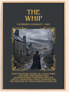 The Whip Minimalist Book Poster by Catherine Cookson – image 1