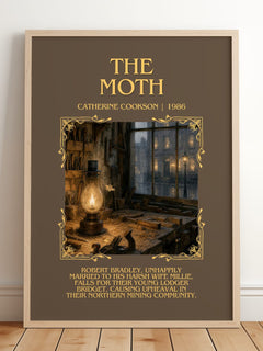 The Moth Minimalist Book Poster by Catherine Cookson – image 2