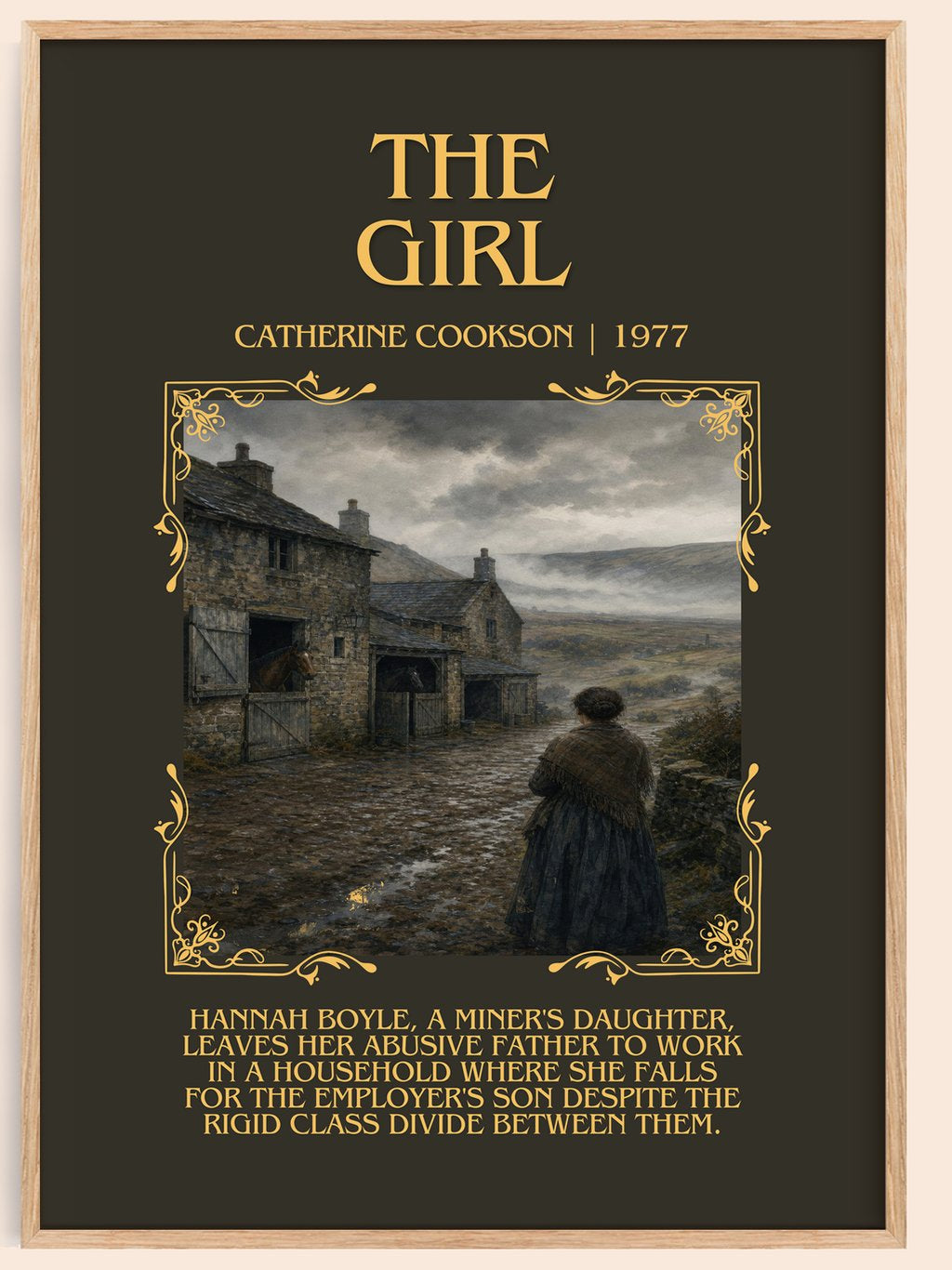 The Girl Minimalist Book Poster by Catherine Cookson – book poster