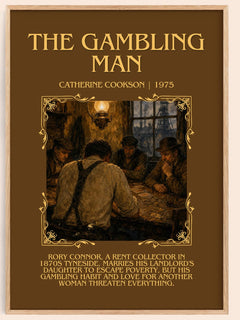 The Gambling Man Minimalist Book Poster by Catherine Cookson – image 1