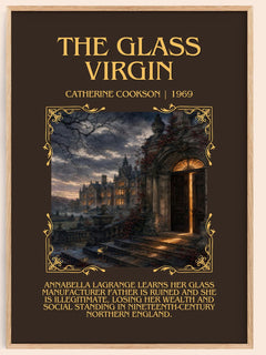 The Glass Virgin Minimalist Book Poster by Catherine Cookson – image 1