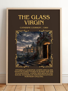 The Glass Virgin Minimalist Book Poster by Catherine Cookson – image 2