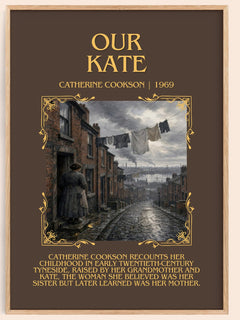 Our Kate Minimalist Book Poster by Catherine Cookson – image 1