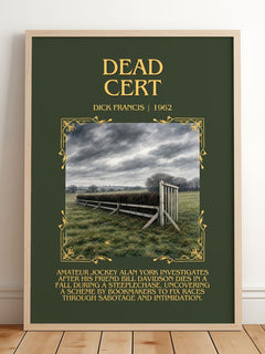 Dead Cert Minimalist Book Poster by Dick Francis – image 2